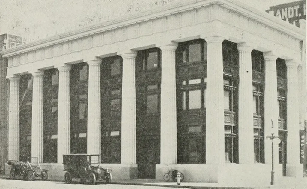 An illustration from The Architect & engineer of California and the Pacific Coast, 1905, leaf 513
