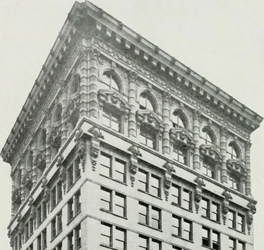 An illustration from The Architect & engineer of California and the Pacific Coast, 1905, leaf 61