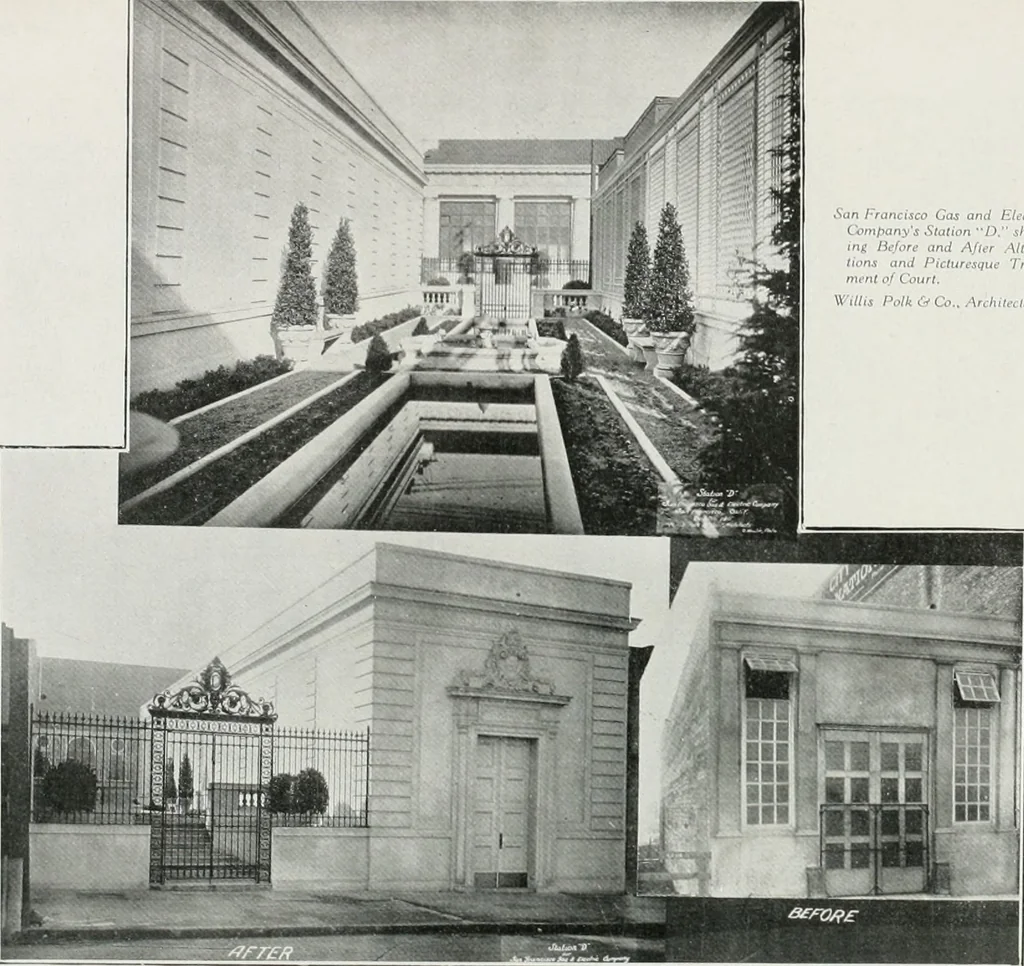 An illustration from The Architect & engineer of California and the Pacific Coast, 1905, leaf 83
