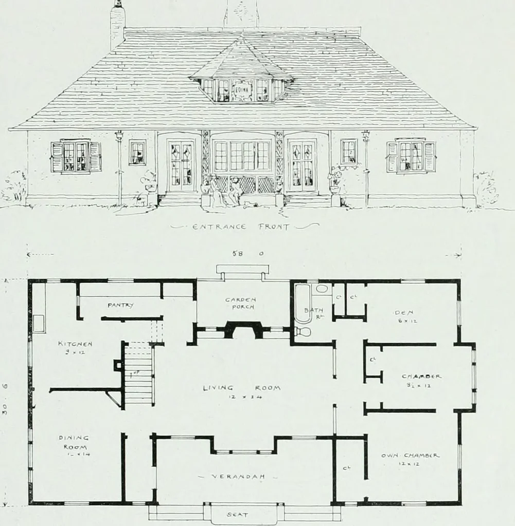 An illustration from The Architect & engineer of California and the Pacific Coast, 1905, leaf 88