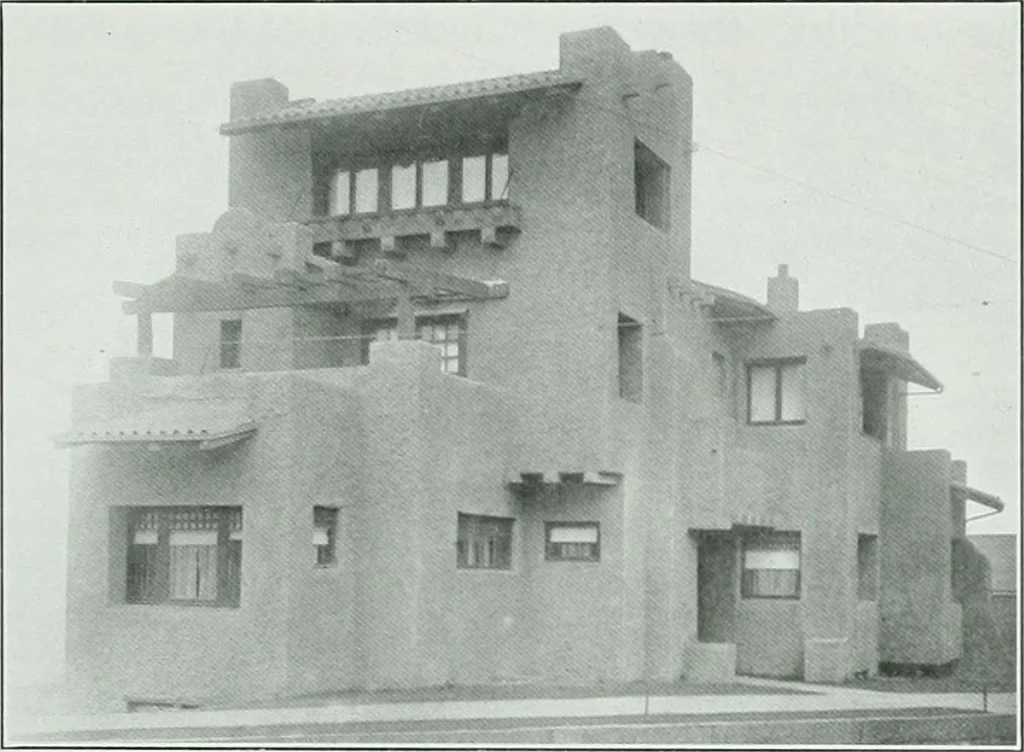 An illustration from The Architect & engineer of California and the Pacific Coast, 1905, leaf 94