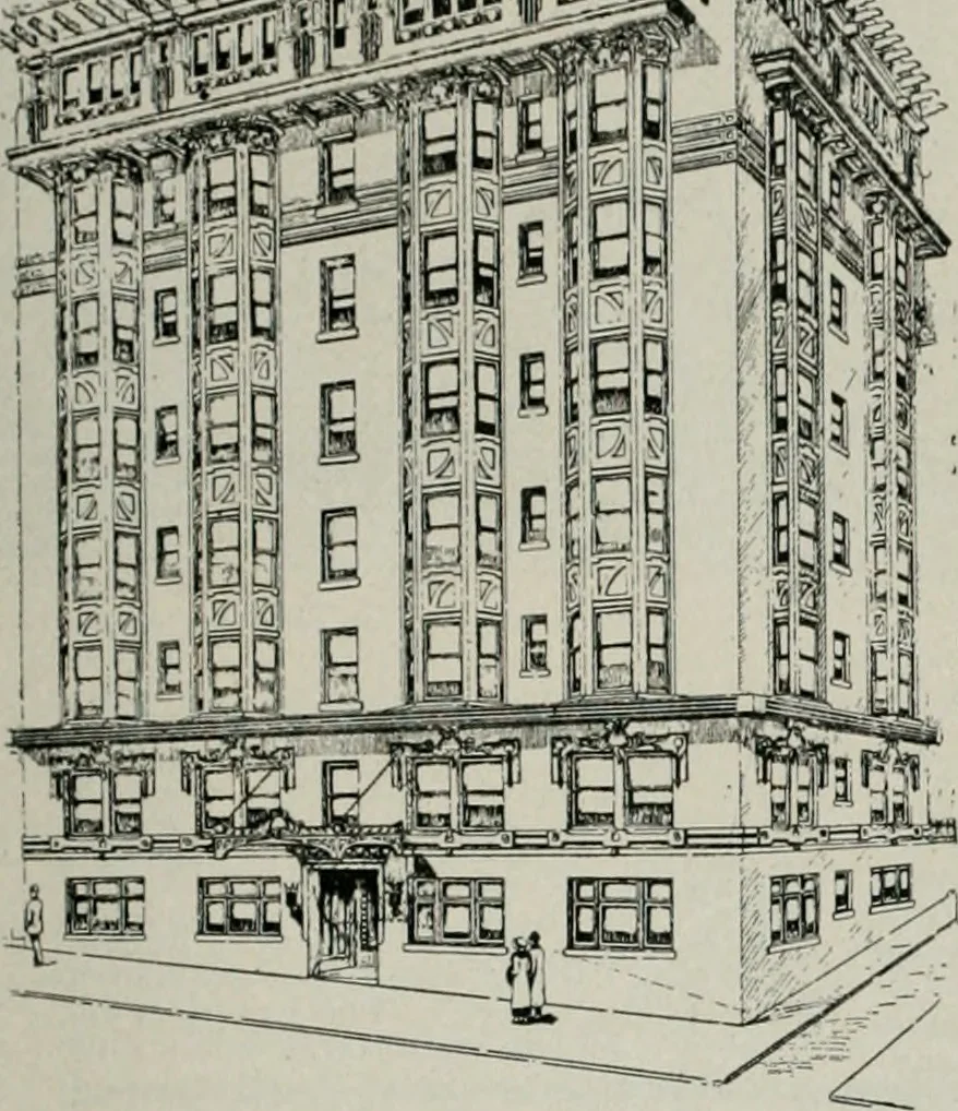 An illustration from The Architect & engineer of California and the Pacific Coast, 1905, leaf 144