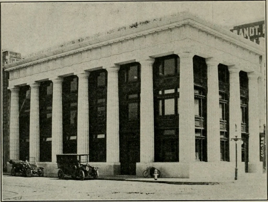 An illustration from The Architect & engineer of California and the Pacific Coast, 1905, leaf 161