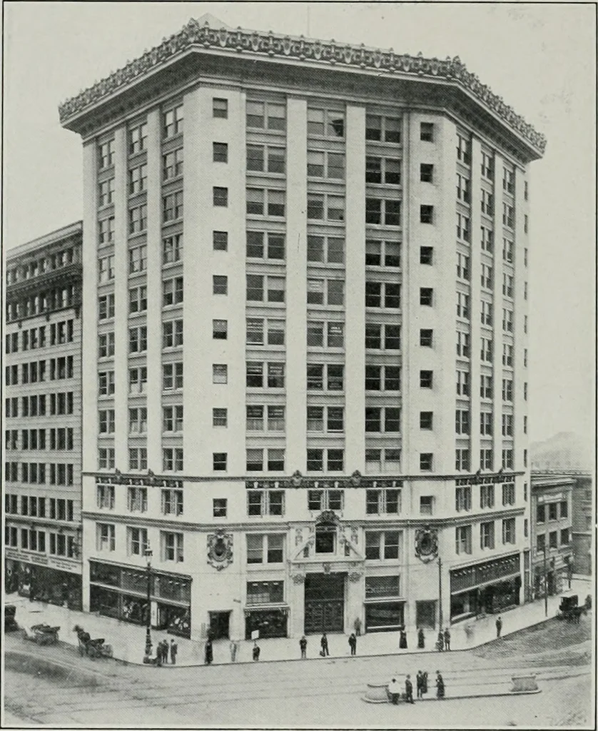 An illustration from The Architect & engineer of California and the Pacific Coast, 1905, leaf 243