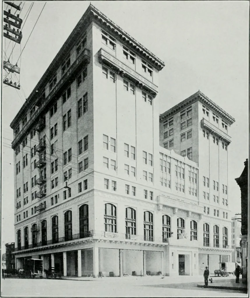An illustration from The Architect & engineer of California and the Pacific Coast, 1905, leaf 258