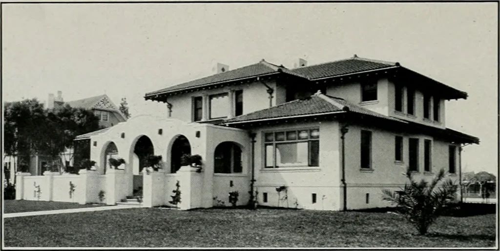 An illustration from The Architect & engineer of California and the Pacific Coast, 1905, leaf 263