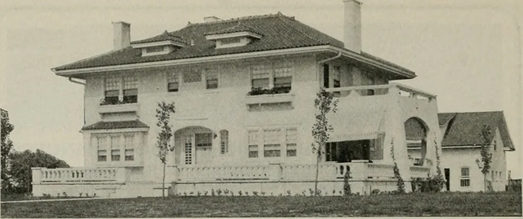 An illustration from The Architect & engineer of California and the Pacific Coast, 1905, leaf 407
