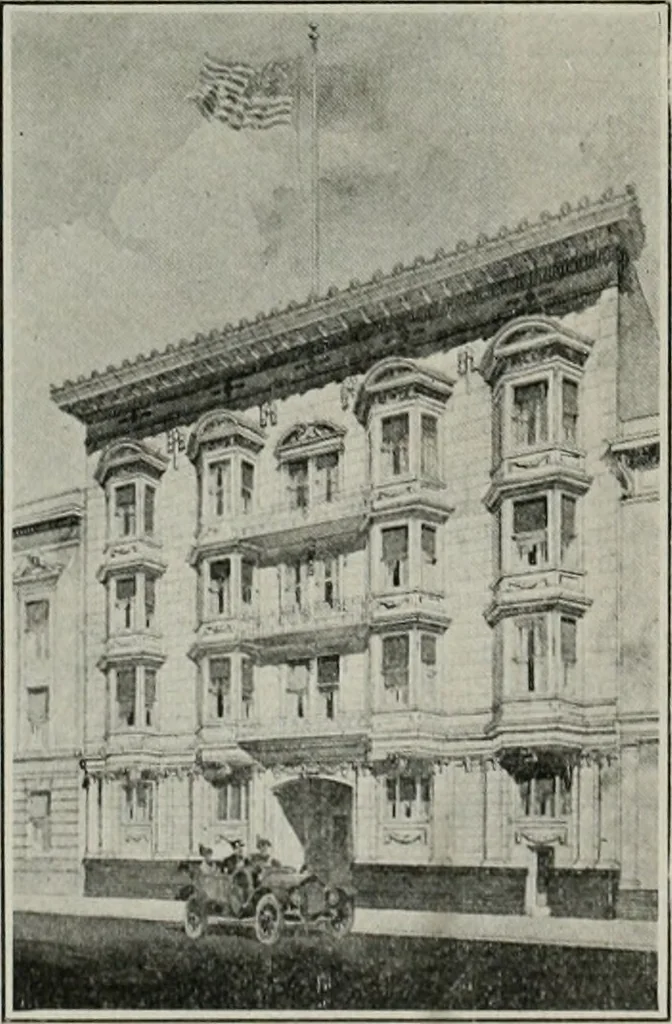 An illustration from The Architect & engineer of California and the Pacific Coast, 1905, leaf 411
