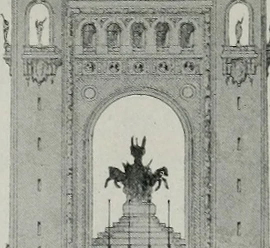 An illustration from The Architect & engineer of California and the Pacific Coast, 1905, leaf 419