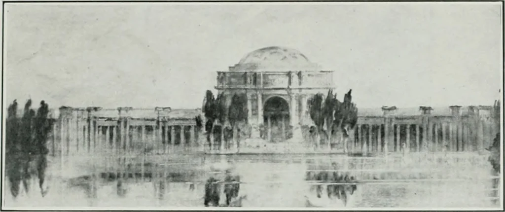 An illustration from The Architect & engineer of California and the Pacific Coast, 1905, leaf 420