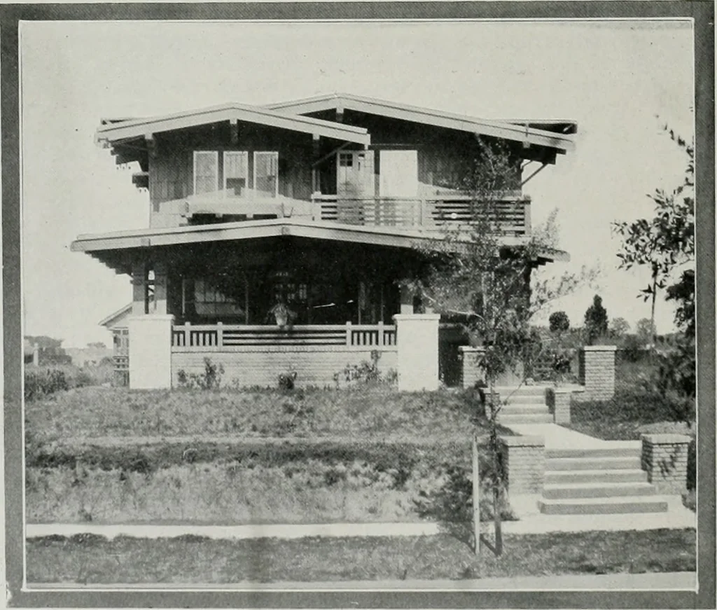 An illustration from The Architect & engineer of California and the Pacific Coast, 1905, leaf 443