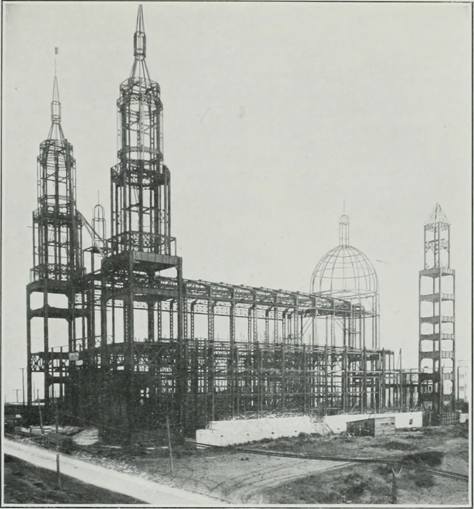 An illustration from The Architect & engineer of California and the Pacific Coast, 1905, leaf 466