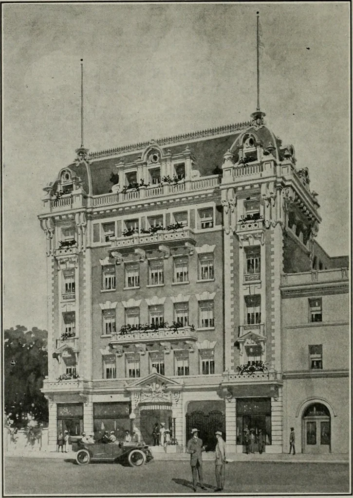An illustration from The Architect & engineer of California and the Pacific Coast, 1905, leaf 483