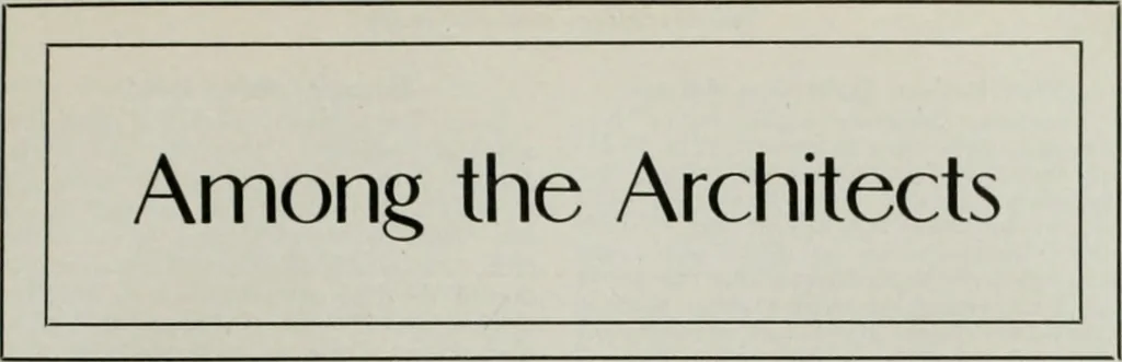 An illustration from The Architect & engineer of California and the Pacific Coast, 1905, leaf 484
