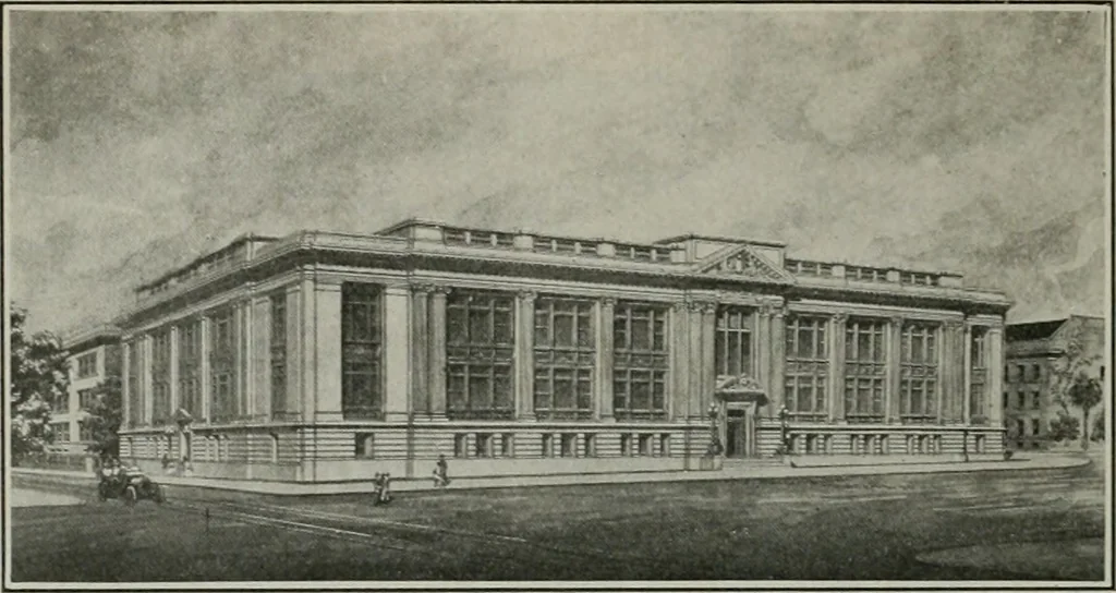An illustration from The Architect & engineer of California and the Pacific Coast, 1905, leaf 507