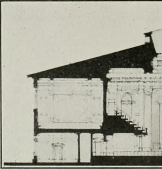 An illustration from The Architect & engineer of California and the Pacific Coast, 1905, leaf 61