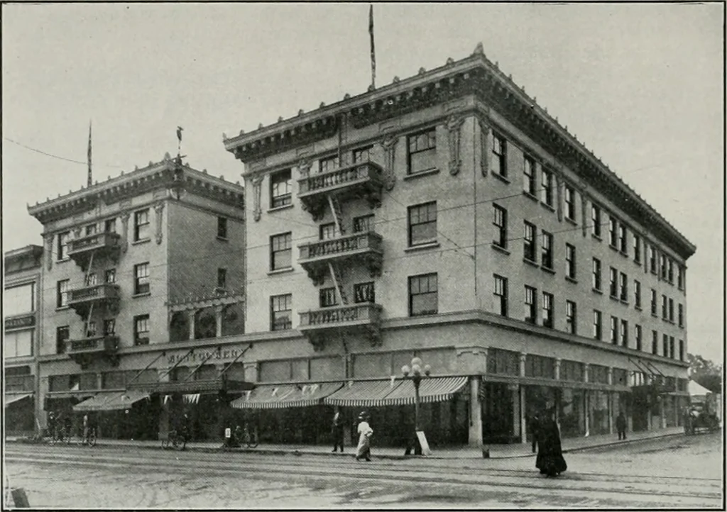 An illustration from The Architect & engineer of California and the Pacific Coast, 1905, leaf 71