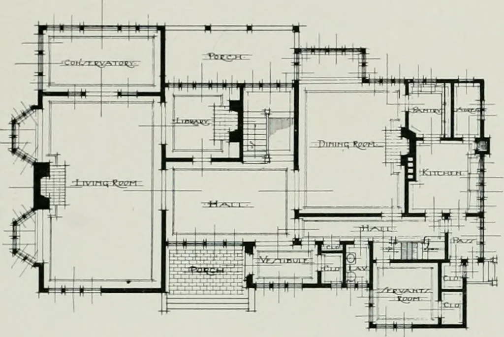 An illustration from The Architect & engineer of California and the Pacific Coast, 1905, leaf 86