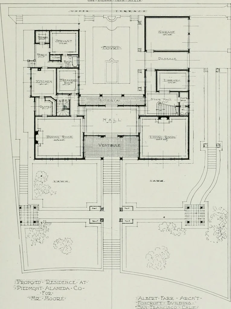 An illustration from The Architect & engineer of California and the Pacific Coast, 1905, leaf 88