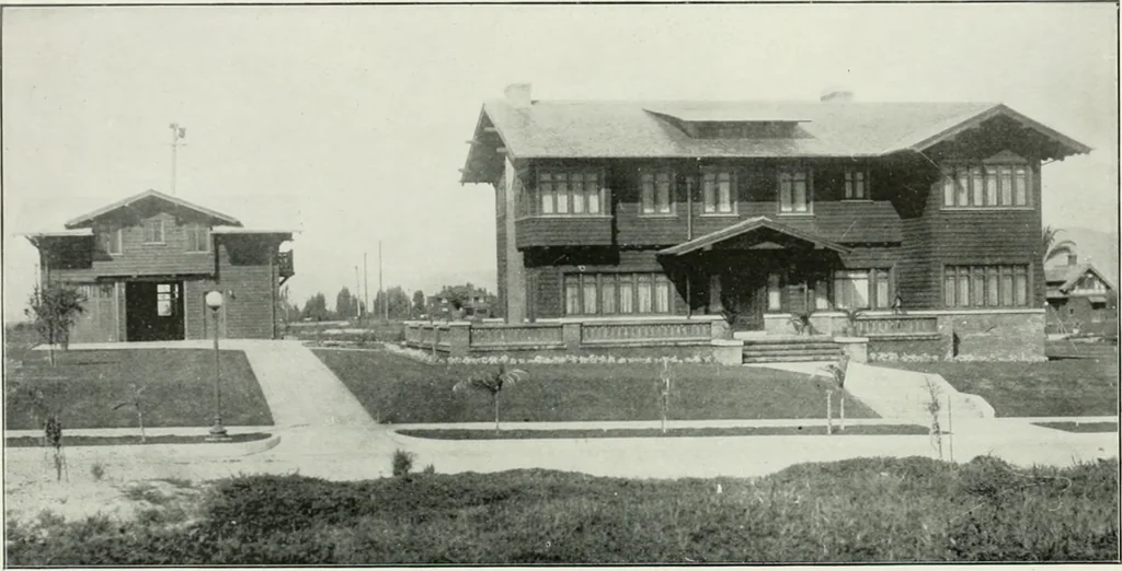 An illustration from The Architect & engineer of California and the Pacific Coast, 1905, leaf 103