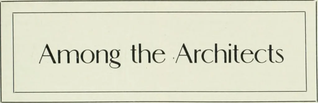 An illustration from The Architect & engineer of California and the Pacific Coast, 1905, leaf 118