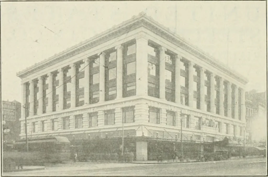 An illustration from The Architect & engineer of California and the Pacific Coast, 1905, leaf 163