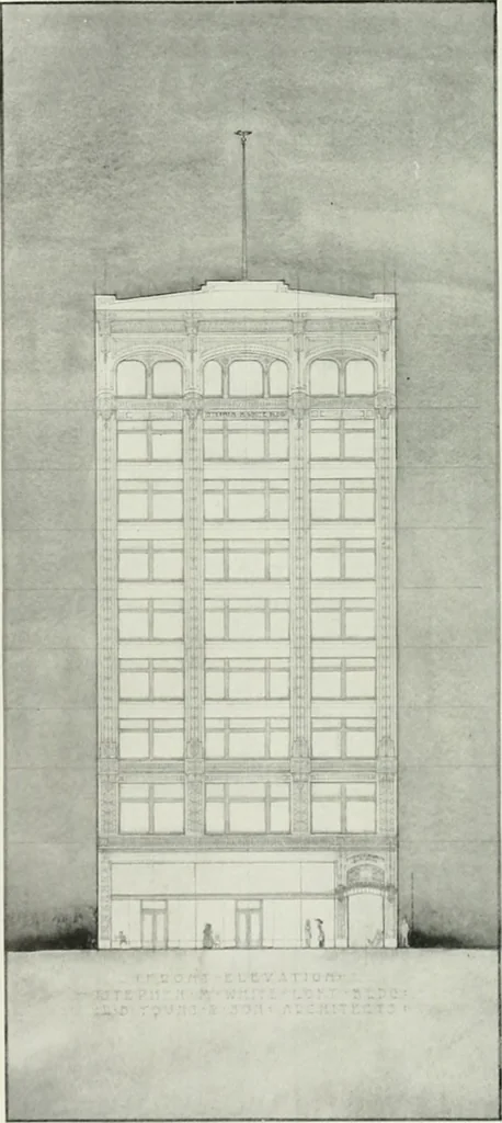An illustration from The Architect & engineer of California and the Pacific Coast, 1905, leaf 241