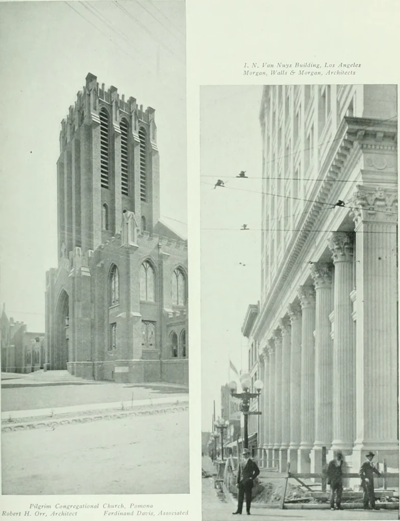 An illustration from The Architect & engineer of California and the Pacific Coast, 1905, leaf 242