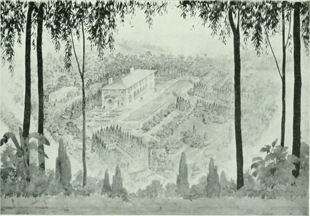 An illustration from The Architect & engineer of California and the Pacific Coast, 1905, leaf 252