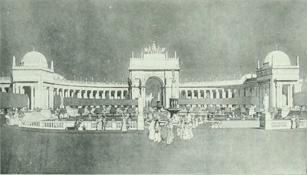 An illustration from The Architect & engineer of California and the Pacific Coast, 1905, leaf 254