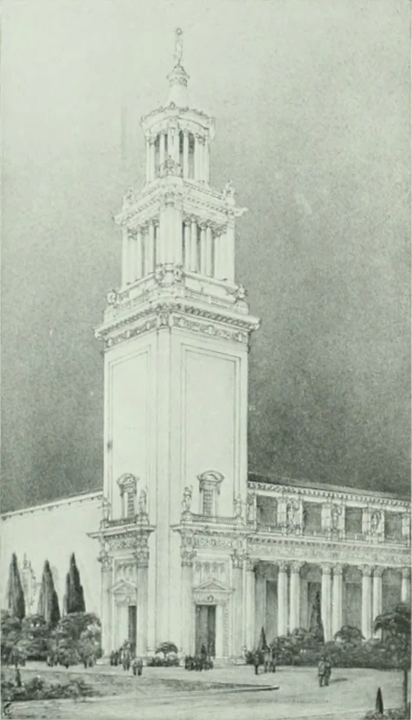 An illustration from The Architect & engineer of California and the Pacific Coast, 1905, leaf 258
