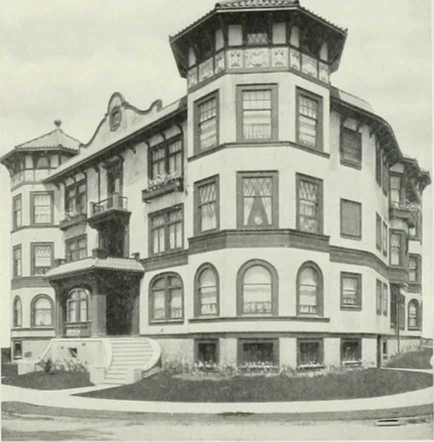An illustration from The Architect & engineer of California and the Pacific Coast, 1905, leaf 277