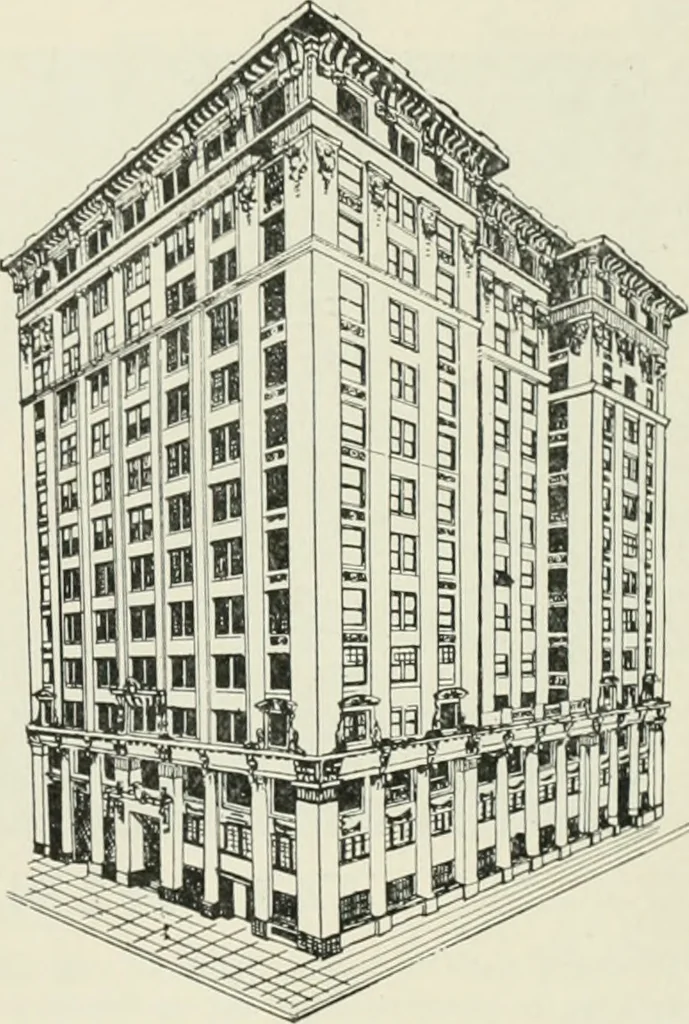 An illustration from The Architect & engineer of California and the Pacific Coast, 1905, leaf 325
