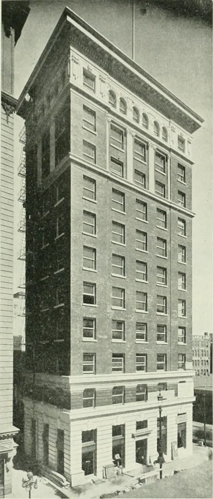 An illustration from The Architect & engineer of California and the Pacific Coast, 1905, leaf 38