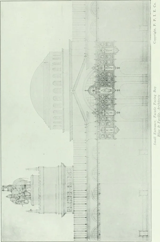An illustration from The Architect & engineer of California and the Pacific Coast, 1905, leaf 416