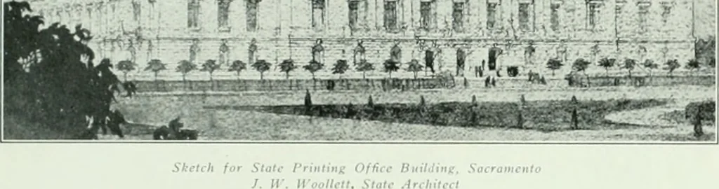 An illustration from The Architect & engineer of California and the Pacific Coast, 1905, leaf 424