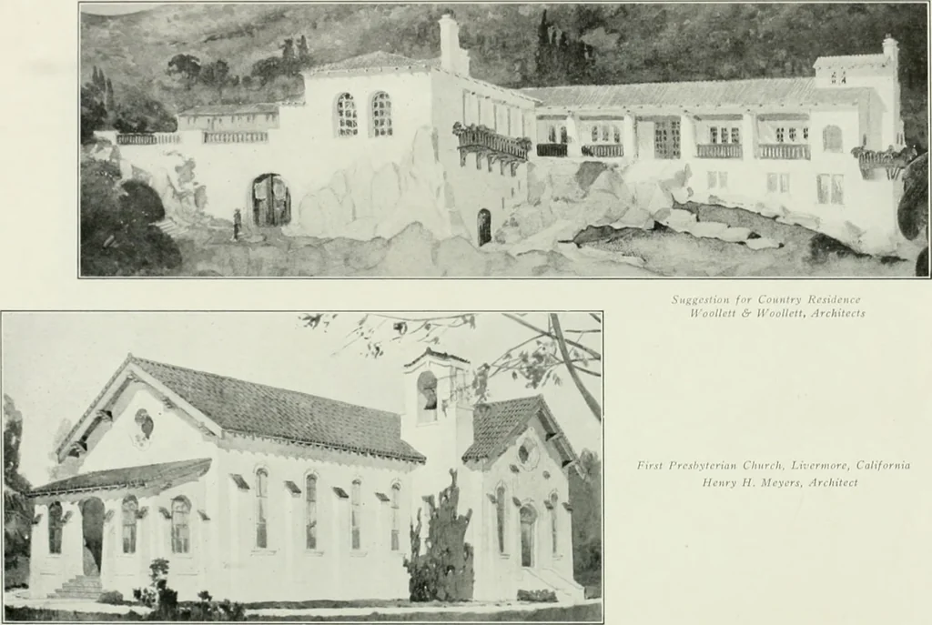 An illustration from The Architect & engineer of California and the Pacific Coast, 1905, leaf 433