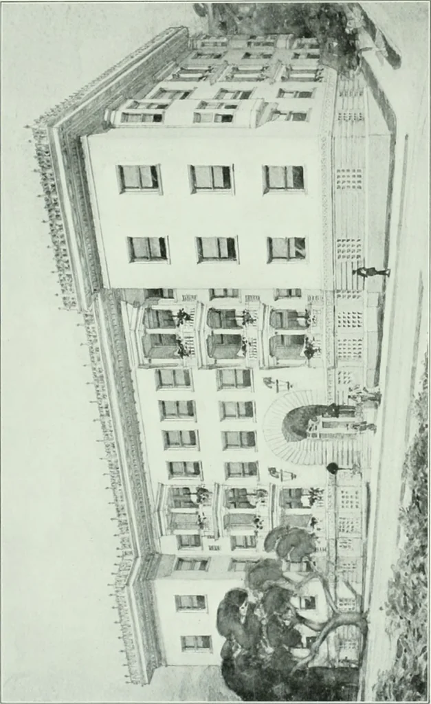 An illustration from The Architect & engineer of California and the Pacific Coast, 1905, leaf 438