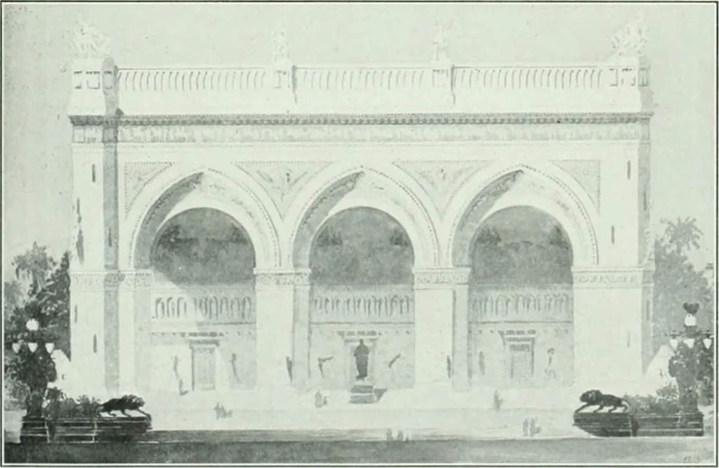 An illustration from The Architect & engineer of California and the Pacific Coast, 1905, leaf 444