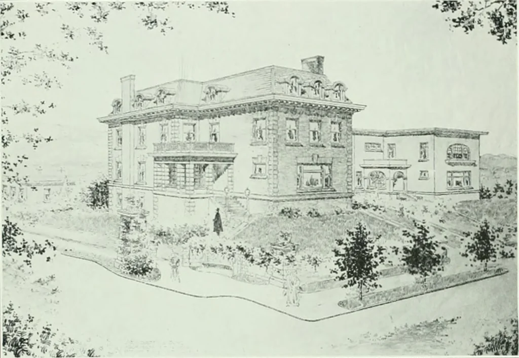 An illustration from The Architect & engineer of California and the Pacific Coast, 1905, leaf 446