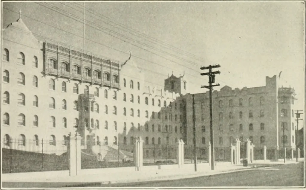 An illustration from The Architect & engineer of California and the Pacific Coast, 1905, leaf 507