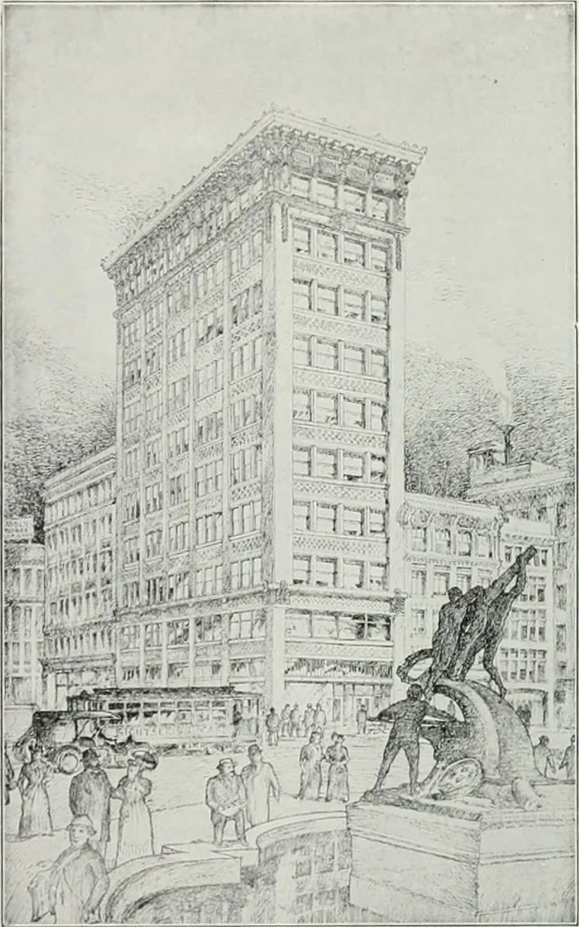 An illustration from The Architect & engineer of California and the Pacific Coast, 1905, leaf 61