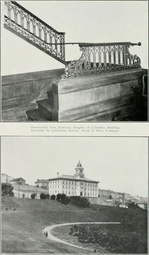 An illustration from The Architect & engineer of California and the Pacific Coast, 1905, leaf 69