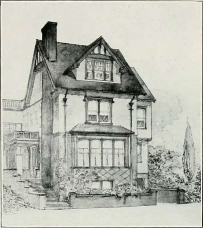An illustration from The Architect & engineer of California and the Pacific Coast, 1905, leaf 87
