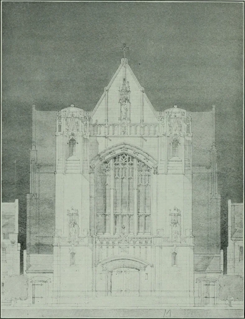 An illustration from The Architect & engineer of California and the Pacific Coast, 1905, leaf 111