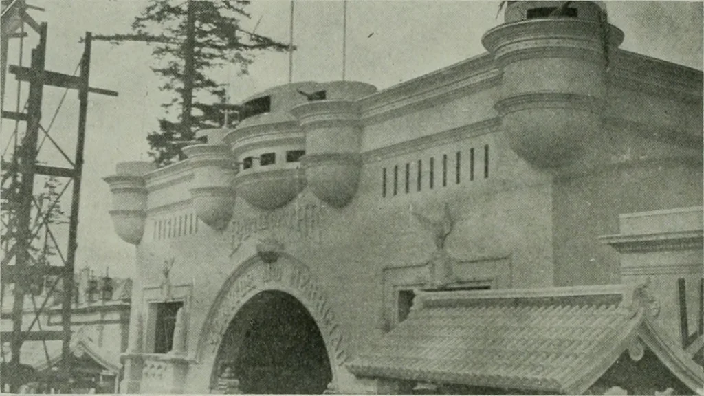 An illustration from The Architect & engineer of California and the Pacific Coast, 1905, leaf 141