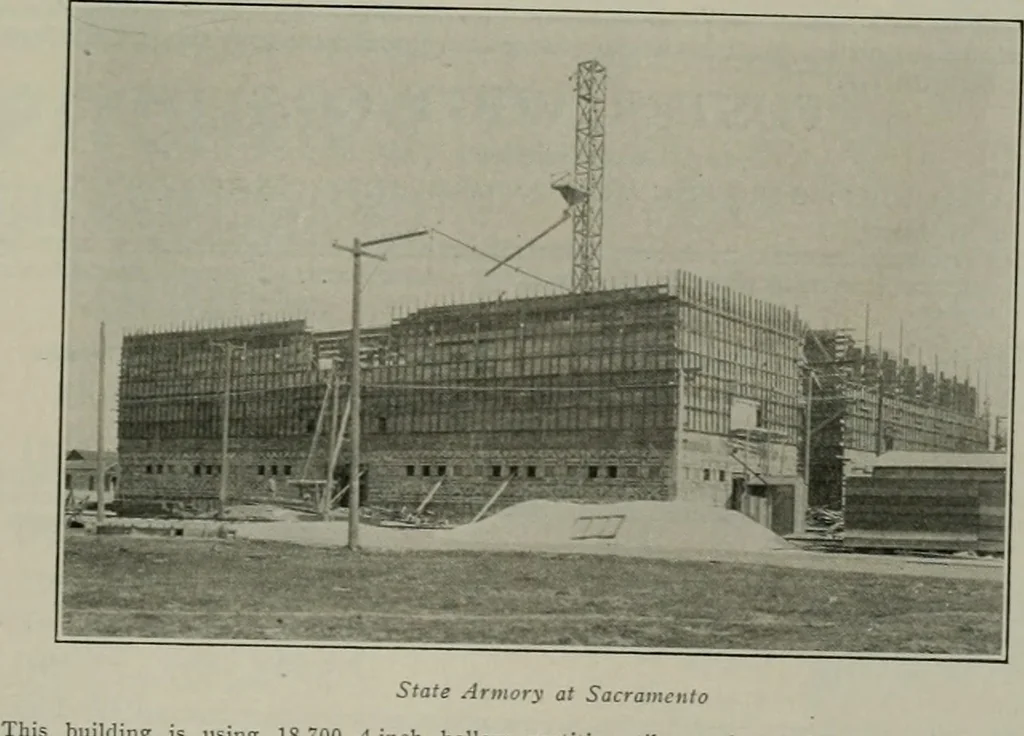 An illustration from The Architect & engineer of California and the Pacific Coast, 1905, leaf 144