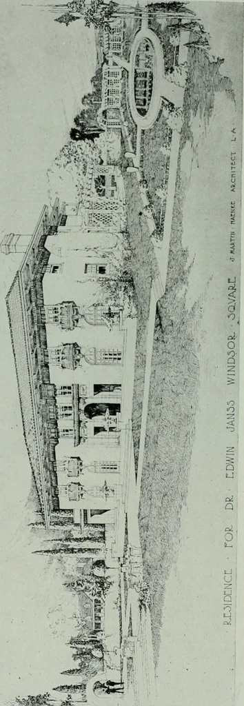 An illustration from The Architect & engineer of California and the Pacific Coast, 1905, leaf 243