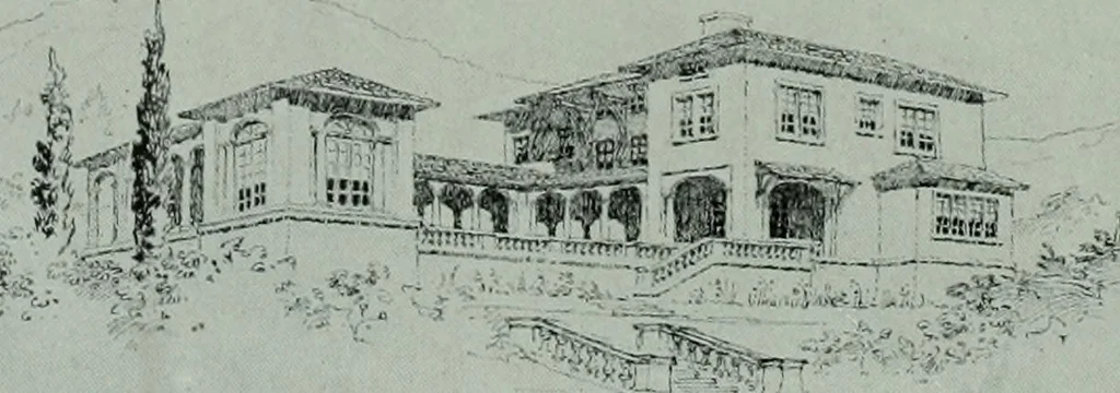 An illustration from The Architect & engineer of California and the Pacific Coast, 1905, leaf 249