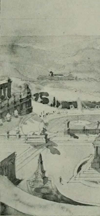 An illustration from The Architect & engineer of California and the Pacific Coast, 1905, leaf 270